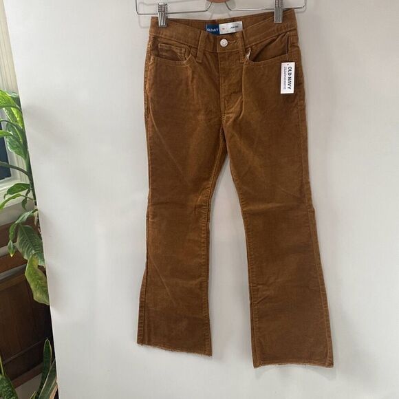 Old navy girls size 10 tan corduroy pants new - Picture 1 of 6